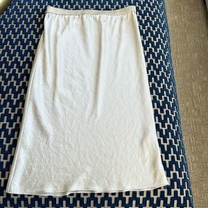 ARITZIA Wilfred Free Midi Slip Skirt Champagne Color